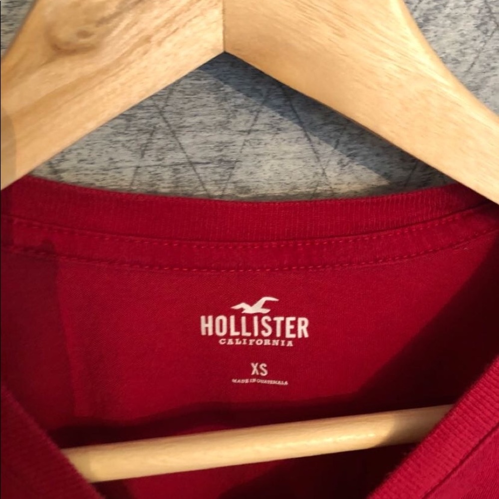 red long sleeve hollister shirt - Picture 4 of 4